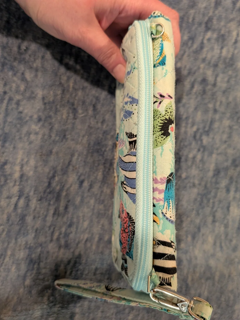 Vera Bradley Antilles Treasure Zip Around Wristlet Wallet